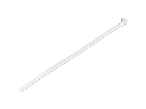 25cm Herbruikbare Kabelbinders wit nylon 100 stuks