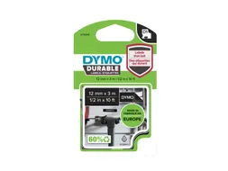 Labeltape Dymo D1 1978365 12mmx3m wit op zwart