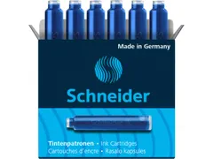 Inktpatroon Schneider Blauw 6 stuks