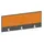 baliepaneel bureau aanbouw achter MS-donkergrijs BN3005-geel 1200mm