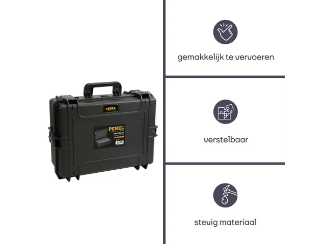 Gereedschapskoffer Hard 555X42X211Mm Leeg Met Schuimrubber