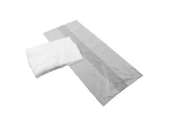 Afvalzak LDPE 65/25x140cm 15 mµ Transparant 240 Liter Kliko 200 Stuks