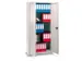 Armoire portes battantes 1806x914x400mm 3 tablettes acier argent