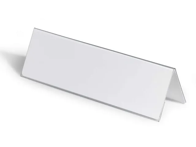 Tafelnaambord Durable 8053 105x297mm transparant