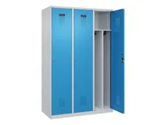 locker voor scheiding van kleding,HxBxD 1850x1200x500mm,3vak