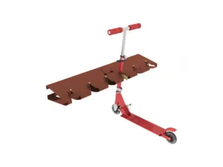 Steprek voor 6 steppen L 990mm eenzijdig roesteffect - 1