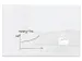 Glas/magneetbord Xl Sigel 180x120cm Wit