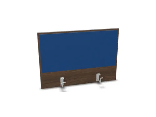 opzetpaneel bureau aanbouw achter NV bruin hickory BN6016-blauw 800mm