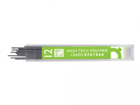 Potloodstiften 0,7mm HB Navullingen 12 Stuks