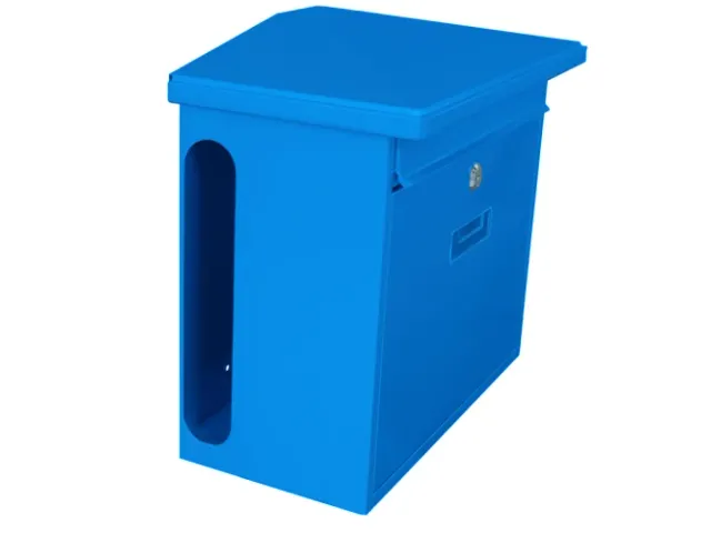 Wandbrievenbus Zamoran Blauw Staal