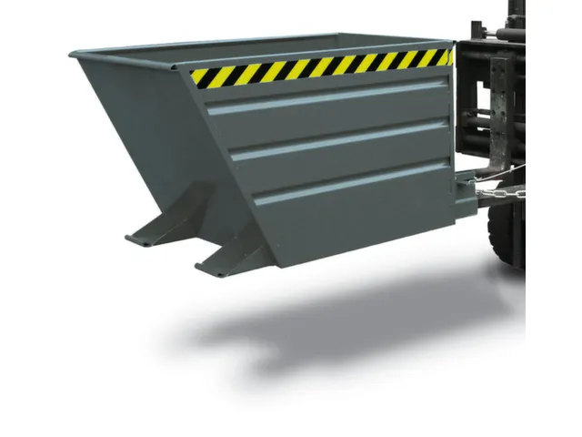 kiepbak,HxLxB 730x1370x1200mm,0,9m³,draagverm. 1000kg,grijs