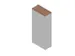 rayonnage de bureau,HxlxP 2000x900x450mm,4xsol en bois,5haut. classeur
