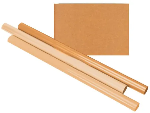 Inpakpapier Kraft Gestreept 70gr 1000mmx100mtr Op Rol