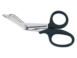EHBO schaar 19cm met gebogen bladen en ronde punt - 1