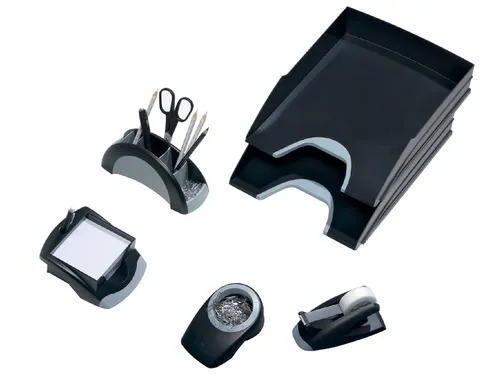 Durable Papercliphouder Vegas inclusief 100 paperclips zwart
