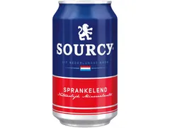 Water Sourcy rood blik 330ml
