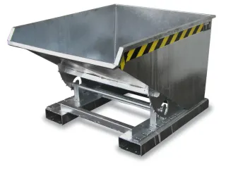 Kiepbak Hxbxd 835x770x1260mm 0.30m³ Afrolmechaniek Vuurverzinkt - 2