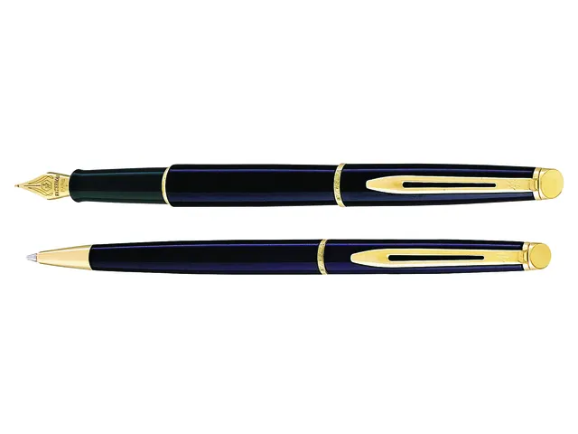 Stylo Bille Waterman Hémisphère Noir Laqué Gt