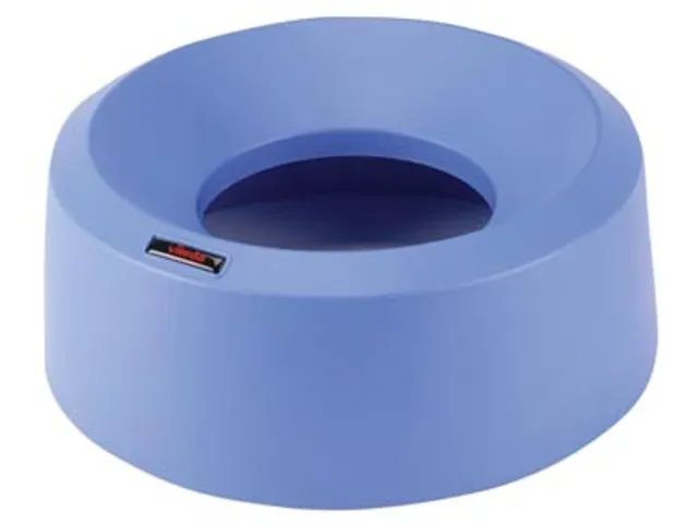 Iris Round open deksel blauw