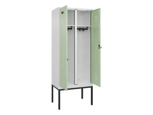 locker voor scheiding van kleding,HxBxD 2120x800x500mm,2vak