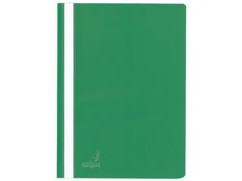 Snelhechtermap Kangaro A4 PP donkergroen, krimp á 25 stuks