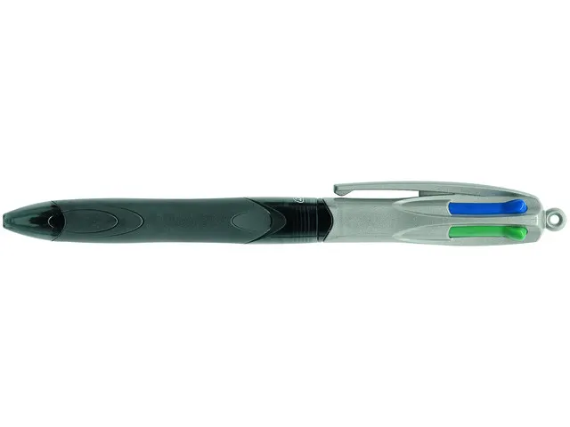 Stylo bille rétractable, 4 Colours Grip, pointe de 1 mm, avec zone