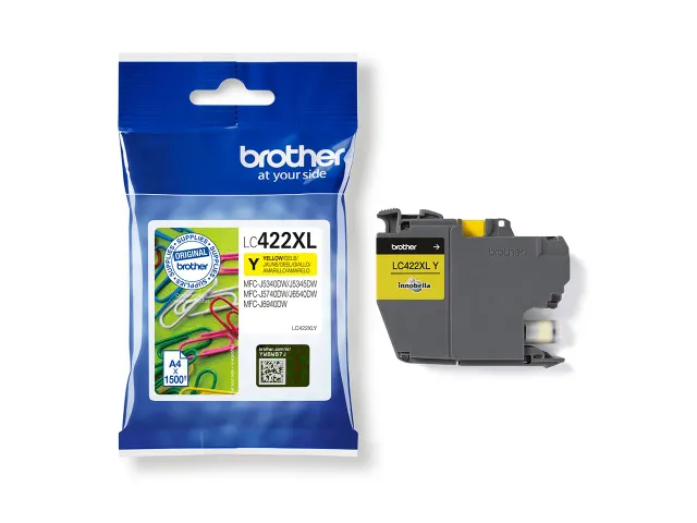Inktcartridge Brother LC-422XLY geel