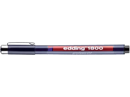 Fineliner edding 1800 zwart assorti set