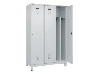 locker voor scheiding van kleding,HxBxD 1950x1200x500mm,3vak - 1