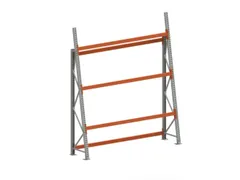 magazijnrek voor profielen,grondveld,eenzijdig,HxBxD 3300x2700x700mm