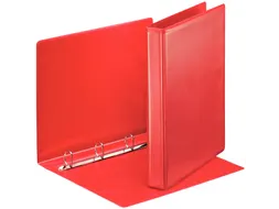Presentatie Ringband Esselte 4 Rings A4 25mm D-mechaniek Panorama Rood