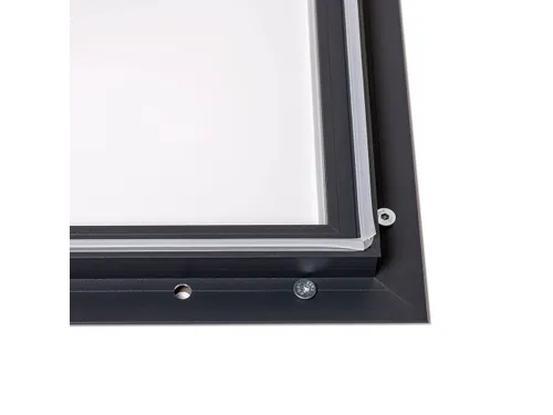 Vitrinekast mededelingenbord Outdoor 12xA4 met gasveer Antraciet