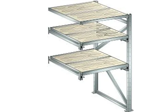 uittrekstelling voor zware lasten,HxBxD 2000x1290x1260mm,vaklast 800kg