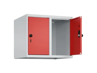 opzetkast,v. locker,2vak.,vak B 300mm,HxBxD 500x600x500mm,vleugeldeur - 2