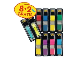 Indextabs 3M Post-it 683 11.9x43.2mm 8 kleuren assorti + 2 sets pijl