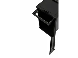 Modulaire Afvalbak met Deur en Zakhouder 85 liter Mat Zwart - 5