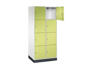 grootvolume-lockersysteem,HxBxD 1950x820x600mm,2x4vakken,cil.-slot - 1