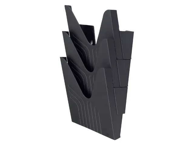 Folderhouder Avery 144-3 Zwart Wandfolderbakje A4 3 stuks