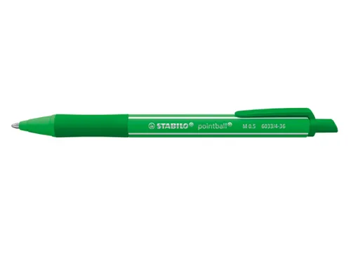 Balpen STABILO pointball colorful medium groen