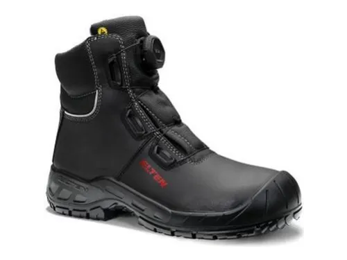 Elten 767451 Laurenzo hoge S3 Veiligheidsschoenen ESD Zwart maat 38