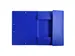 Elastomap 3 kleppen polypropyleen Ondoorschijnend A4 Donkerblauw