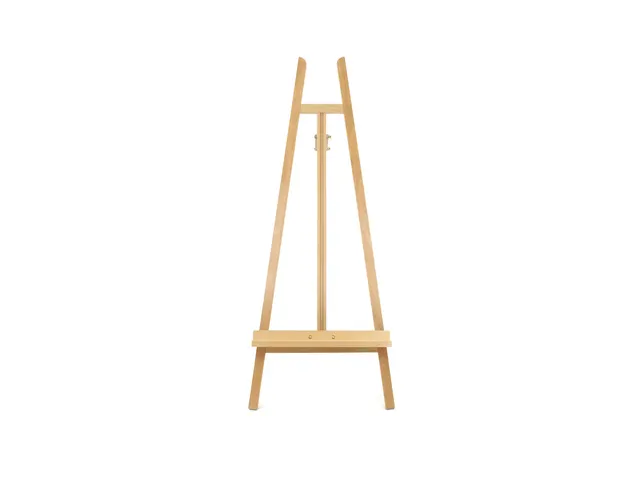 Chevalet d'atelier Kangaro pour toiles de 4,9cm d'épaisseur. bois de