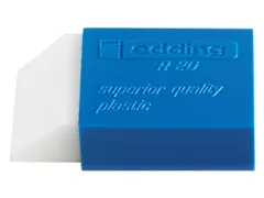 Gum edding R20 met kunststof blauwen houder 2 stuks