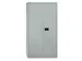 Armoire portes battantes 1806x914x400mm 3 tablettes acier argent