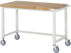Werkbank 880x1250x700mm Beukenhouten Werkblad Duwbeugel