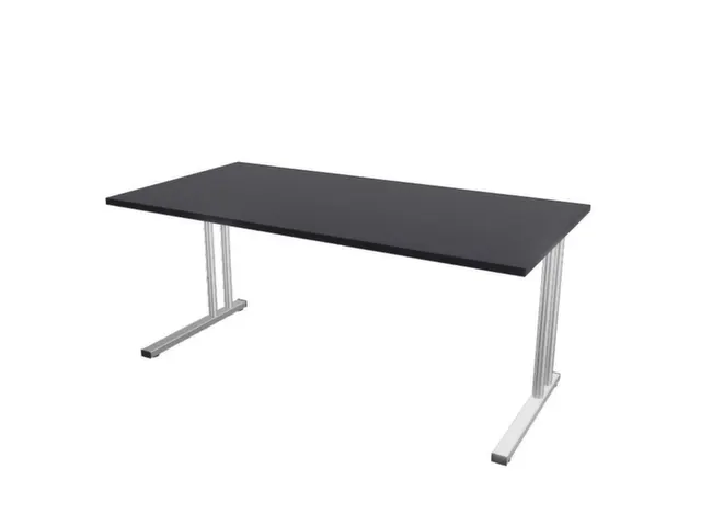 In hoogte verstelbaar bureau,HxBxD 720-840x1600x800mm,CC-zwart