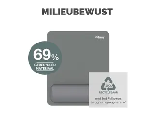 Muismat met polssteun Fellowes Breyta grijs 20x24cm - 15