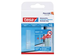 Dubbelzijdige powerstrip Tesa transparant 1kg - 1