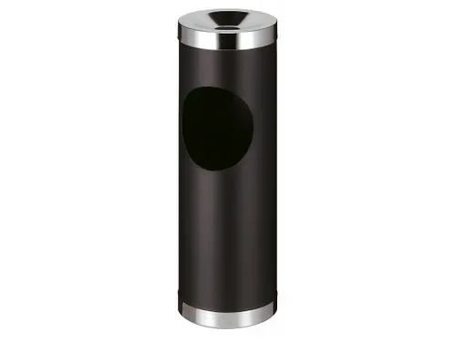 Robuuste as-papierbak 30 Liter Zwart