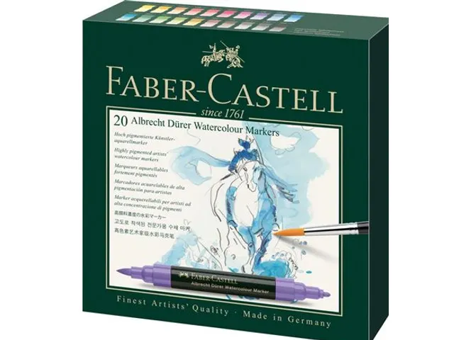 Aquarel marker Faber-Castell Albrecht Dürer doos a 20 stuks
